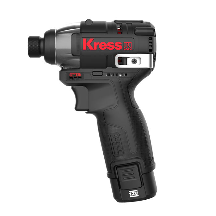 Atornillador Impacto Brushless 12V 2bat – Kress KH203