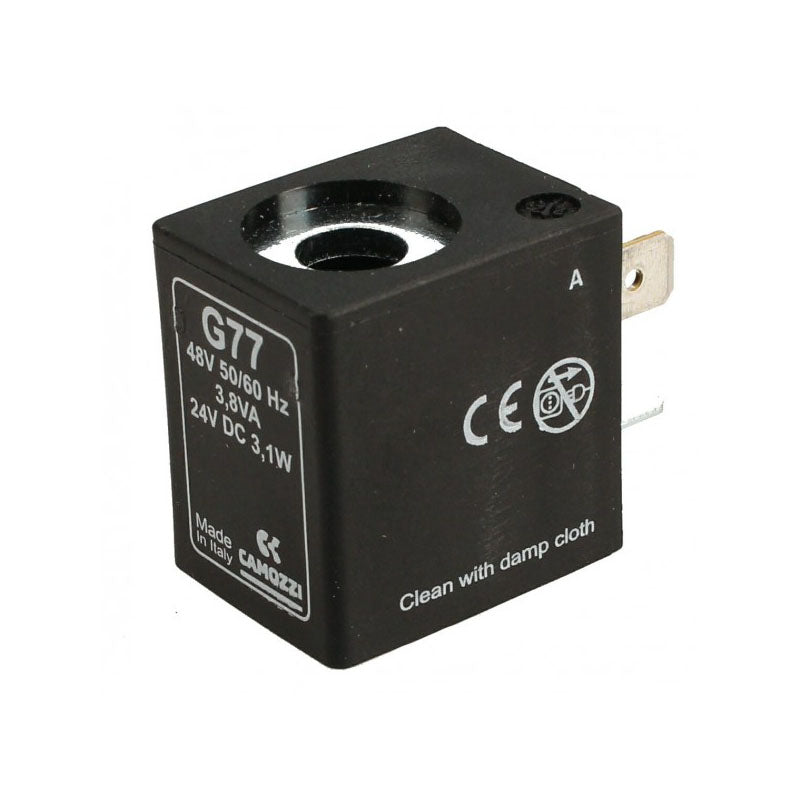 Bobina para electroválvula Camozzi G77 24V DC 3,1W 48V-50/60Hz 3,8VA