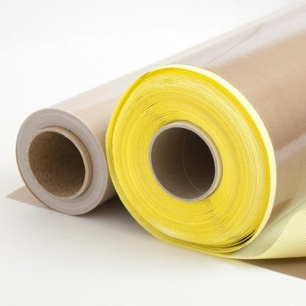 Tejido de Vidrio impregnado con PTFE 0,08mm 1 cara autoadhesiva