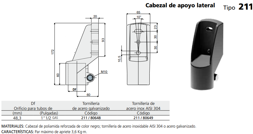 Soporte Lateral 48,3 C021180649