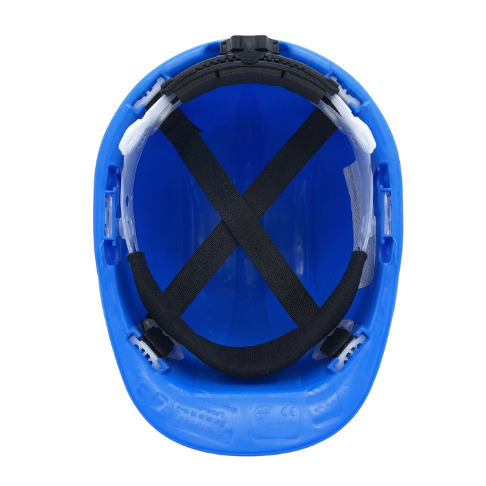 Casco Protección SAFETOP SR Azul con Rosca Dorsal