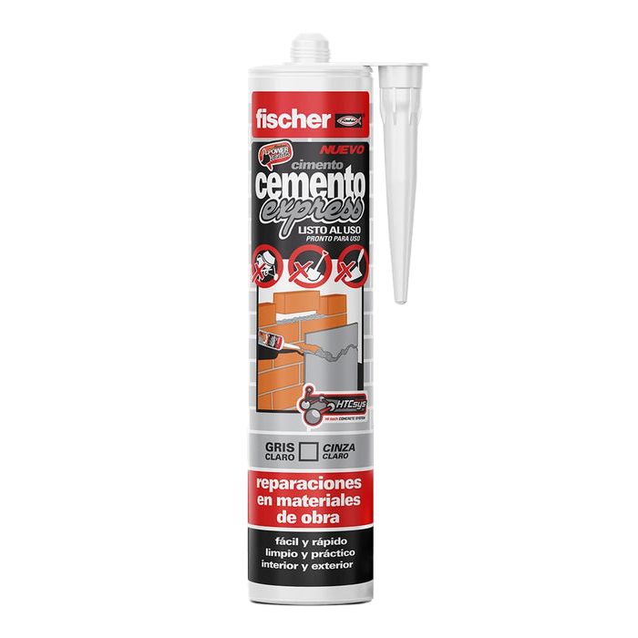 Cemento Express Gris Claro Fischer - 310 ml