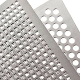 Chapa Perforada Mate en Acero Inoxidable A-316 2000x1000x1,5