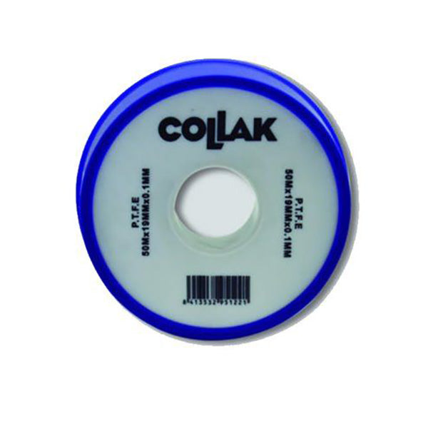 Rollo teflón PTFE 50m x 19mm x 0,10mm de Collak
