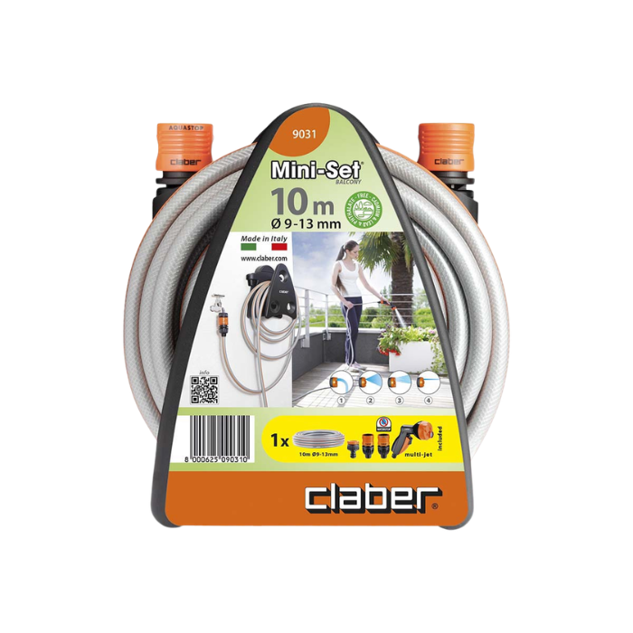Kit Portamangueras Claber Mini-Set Balcony 10m