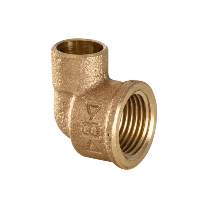 Codo 90º HH Mixto para Roscar y Soldar | F-90-CU