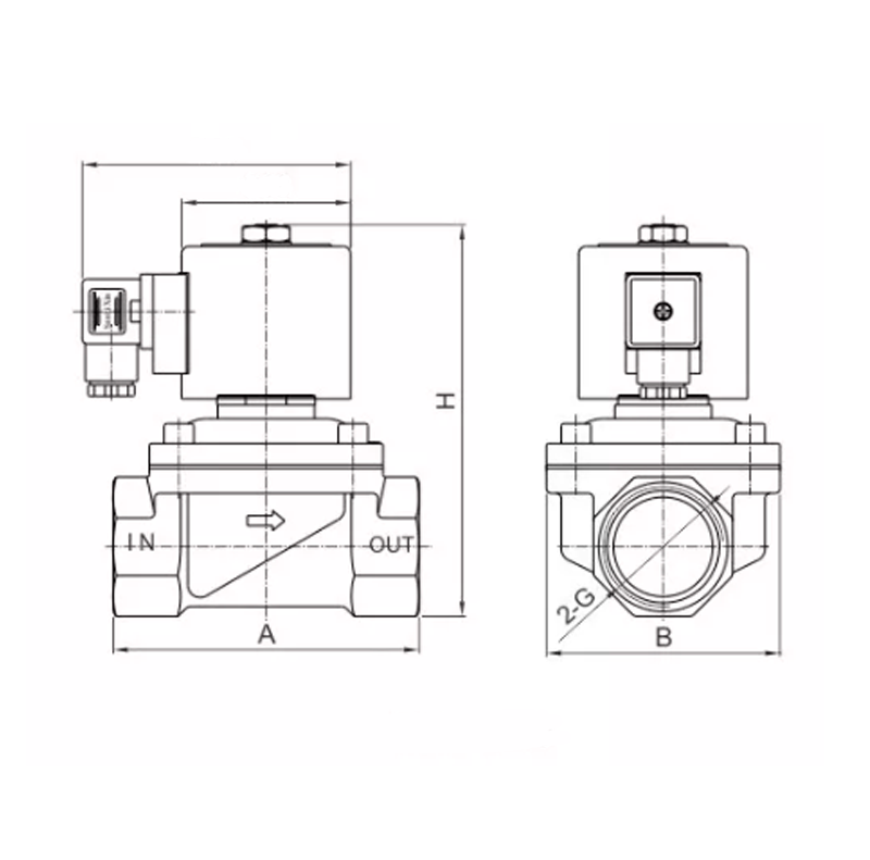 Electroválvula 2/2 cerrada EPDM cuerpo latón 2" Alren Serie ZS