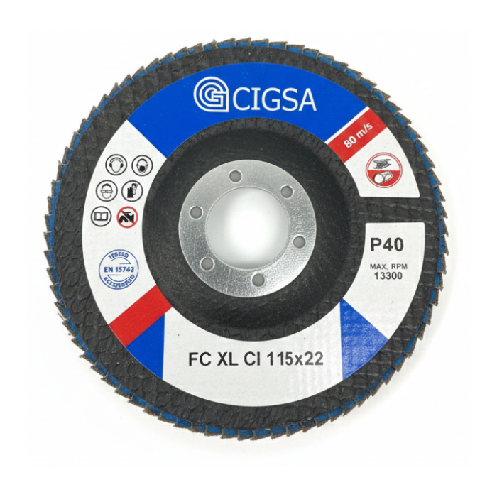 Disco de Láminas CIGSA Cerámico Ø115X22 P40