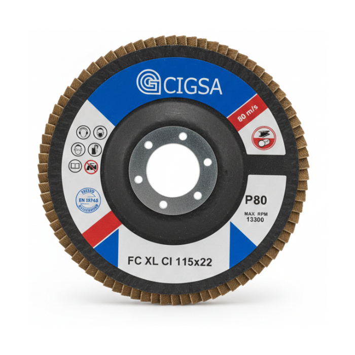 Disco de Láminas CIGSA Cerámico Ø115X22 P80