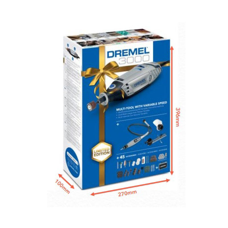 Multiherramienta DREMEL 3000-3/45 130W + 45 accesorios F0133000VF