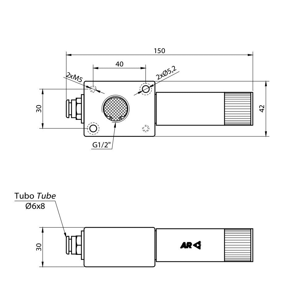 Eyector de vacío standard modelo K-3B