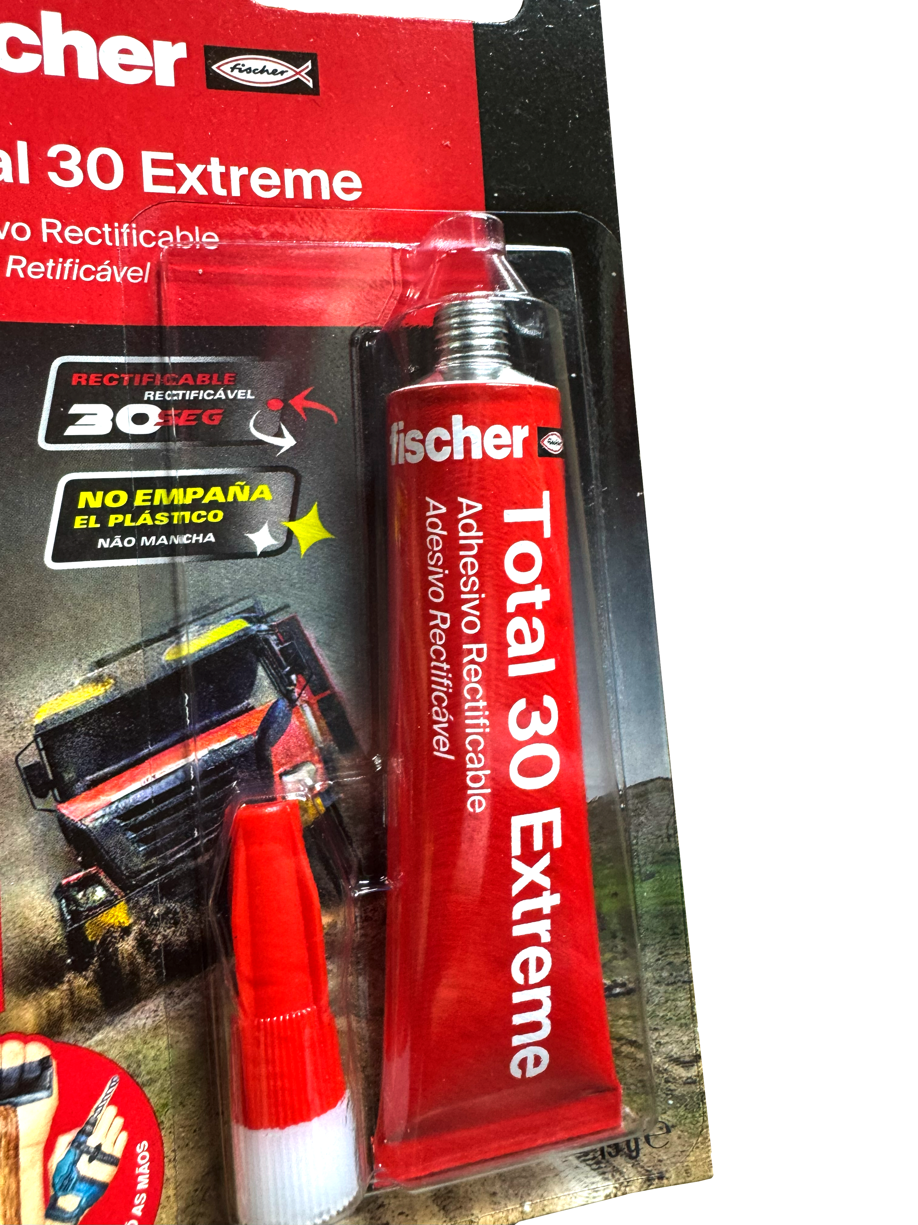 Tubo de Pegamento Fischer Total 30 Extreme 15 gr.