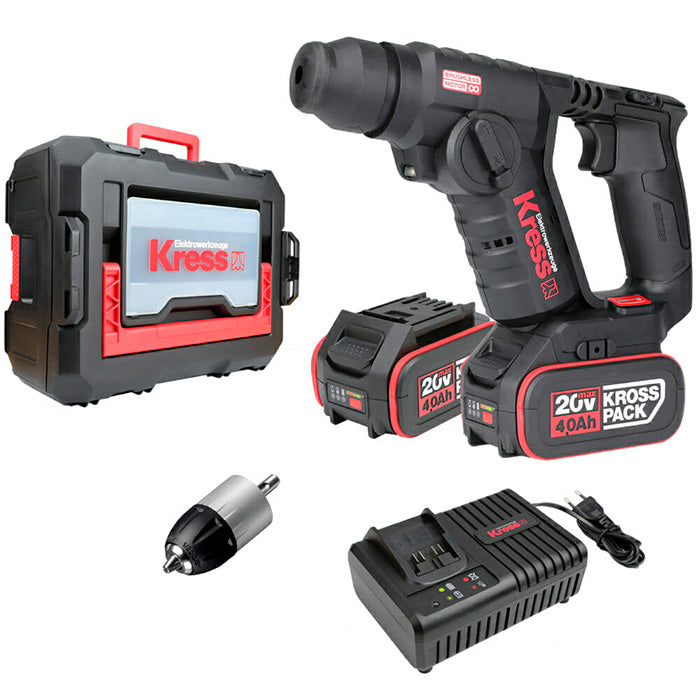 Taladro Martillo 3 en 1 Kress Brushless 20V | KUC50.2