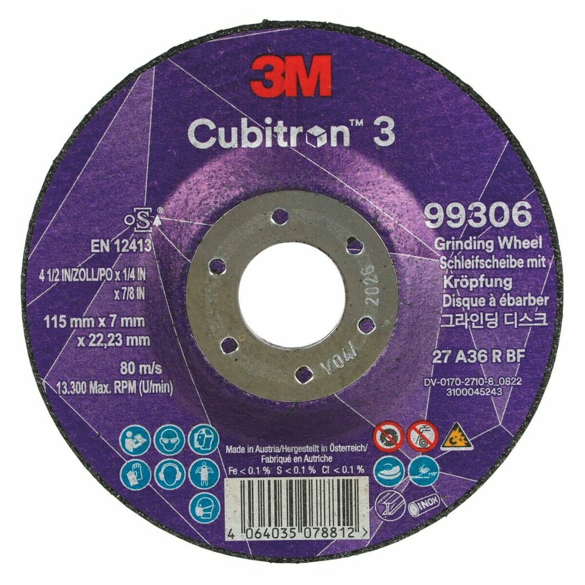 Discos de Desbaste Cubitron II 3M D-115X7