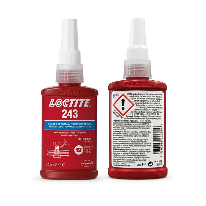 LOCTITE 243 Fijador de roscas azul resistencia media 50ml