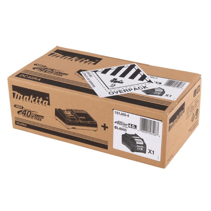 Kit de Batería 4.0Ah y Cargador Rápido Makita XGT 40Vmáx | 191J65-4
