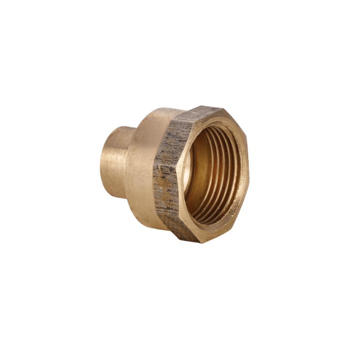 Manguito Adaptador HH Mixto para Roscar y Soldar | F-270G-CU