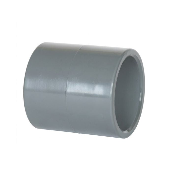 Manguito Unión PVC Presión Ø50 mm | Encolar