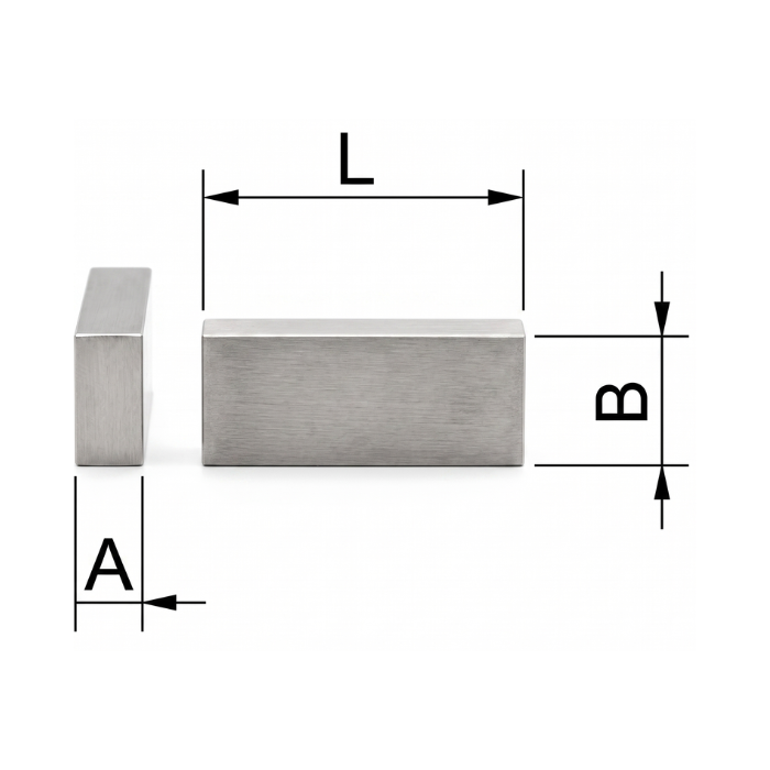 Juego 2 Imanes Rectangulares Delta MD-726 Alnico