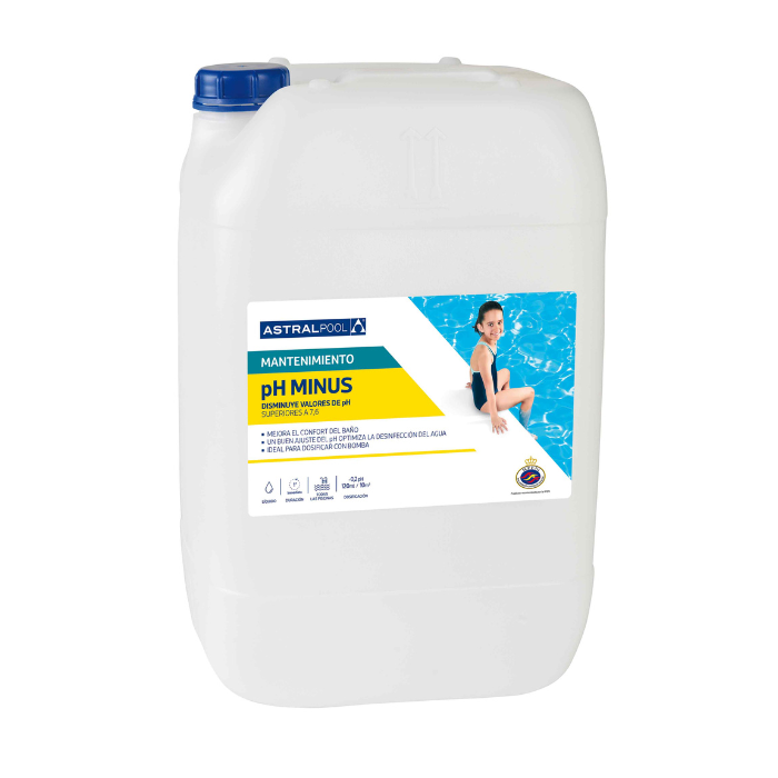 Minorador de pH Astral-15 Líquido 20L | Ácido Sulfúrico 38%