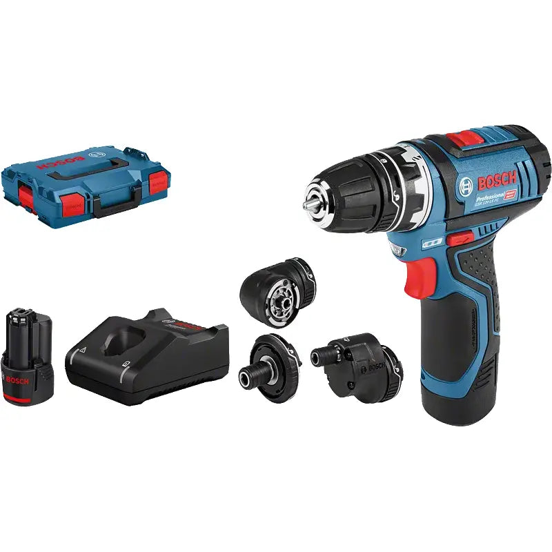 Atornillador Bosch GSR 12V-15 FC 2x2,0Ah