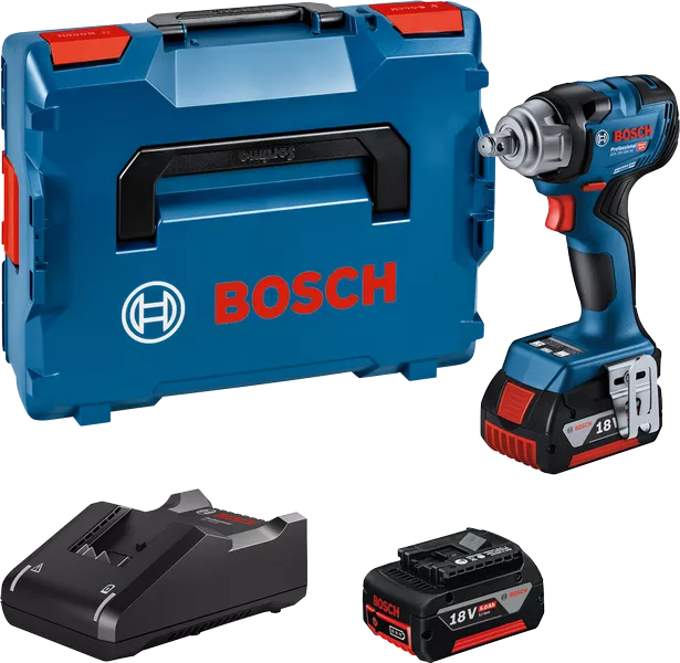 Atornillador de Impacto Bosch GDS 18V-330 HC + Baterías 5.0Ah