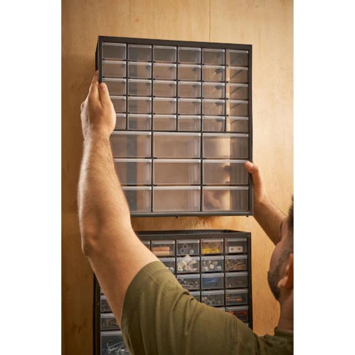Organizador de 39 Cajones Stanley 1-93-981 (30 Pequeños y 9 Grandes)