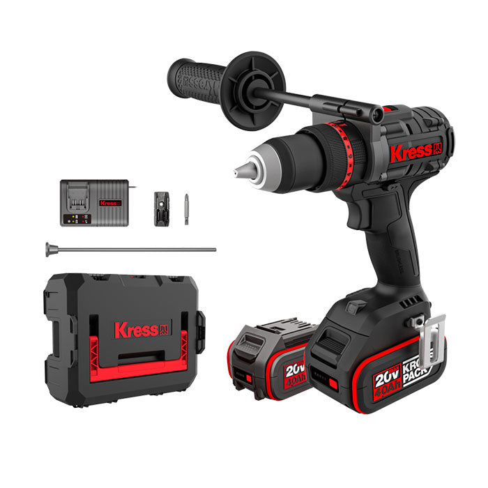 Taladro Percutor Brushless 20V 4Ah 2bat – KUC35