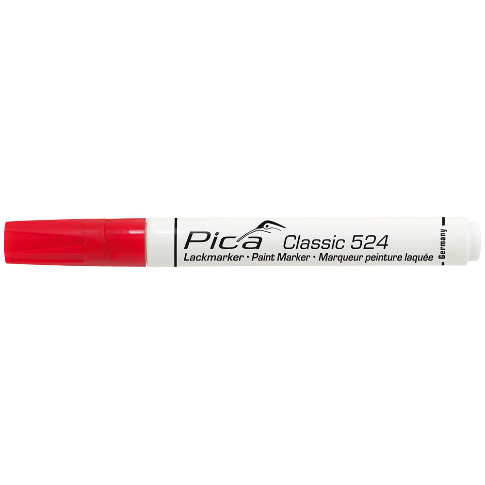 Marcador rojo de pintura permanente PICA Classic 524/40