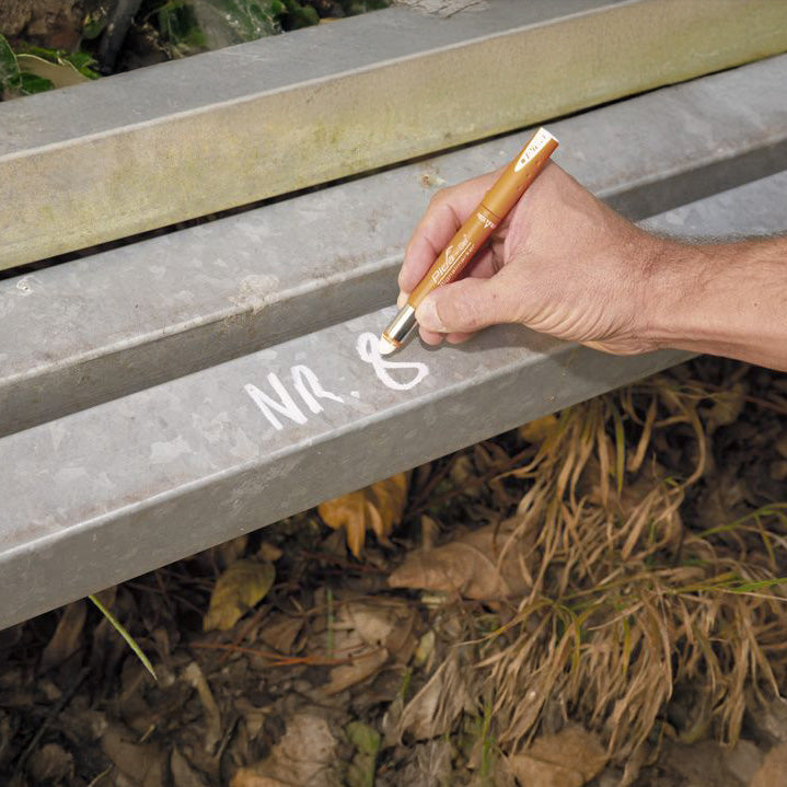 Marcador blanco permanente de gel PICA GEL 8080