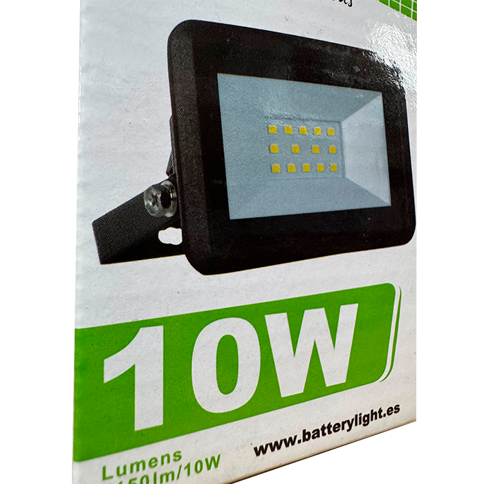 Proyector IP65 Luz Fría 10W 1150Lm 5500ºK