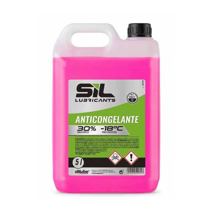 SIL Anticongelante Orgánico 30% Rosa 5 Litros