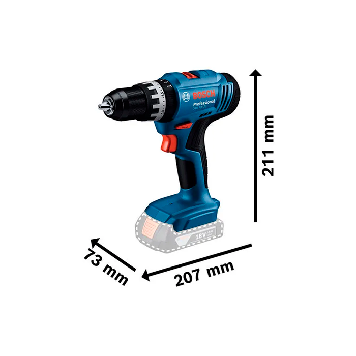 Taladro Atornillador Percusión Bosch GSB 18V-25 - Bosch Professional