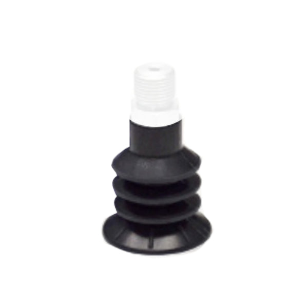 Ventosa de 3 fuelles de Ø25 mm en silicona detectable serie VF25/3SAD