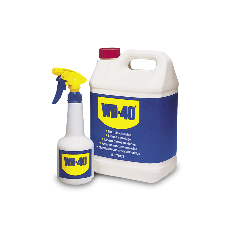 Aceite multiusos WD-40 en bidón 5L. + pulverizador