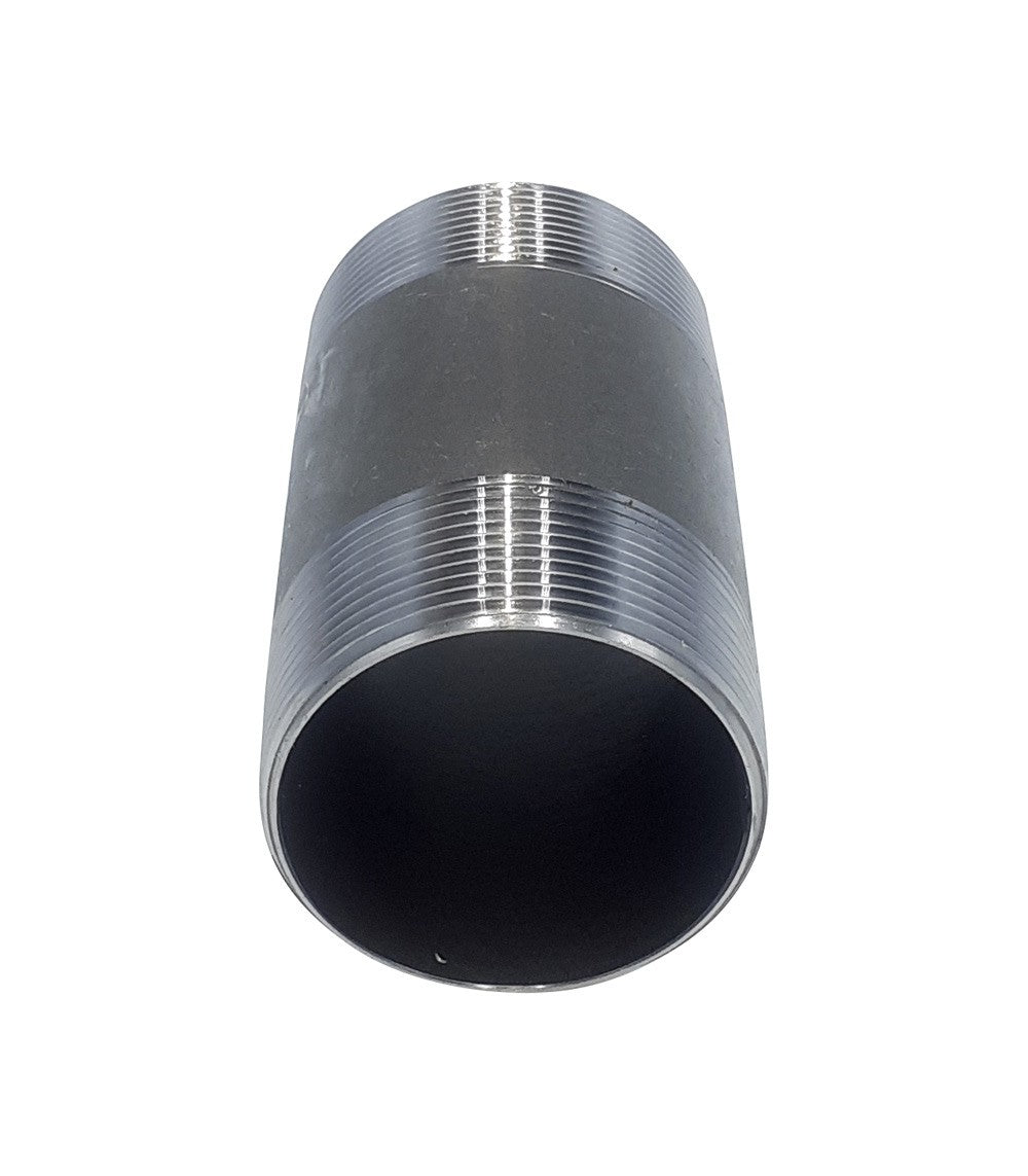 NIPPLE HIERRO NEGRO M/M D-2982 (L.100MM) 1-1/2"