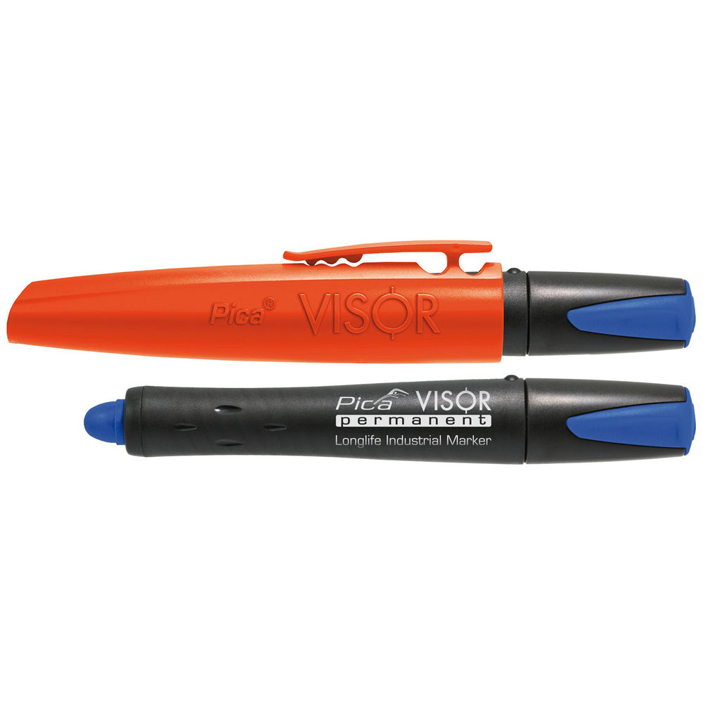 Marcador azul industrial permanente Pica Visor 990/41