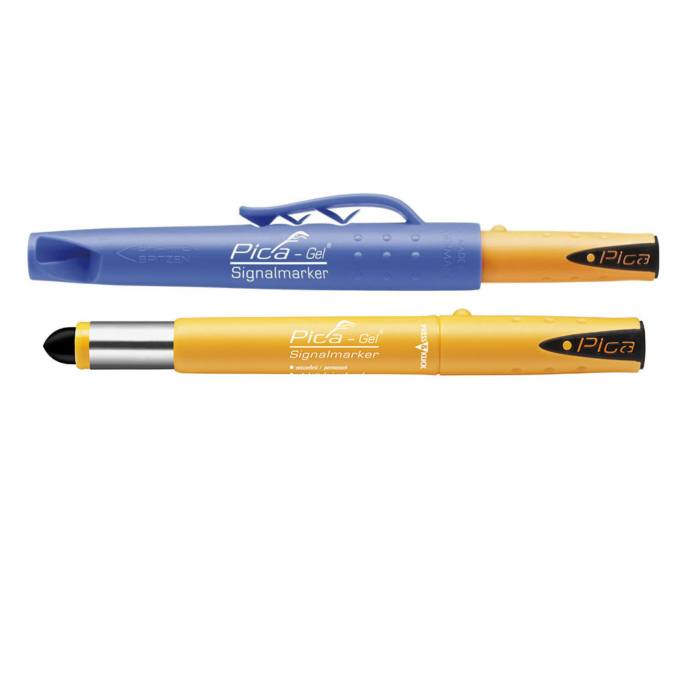 Marcador negro permanente de gel PICA GEL 8083