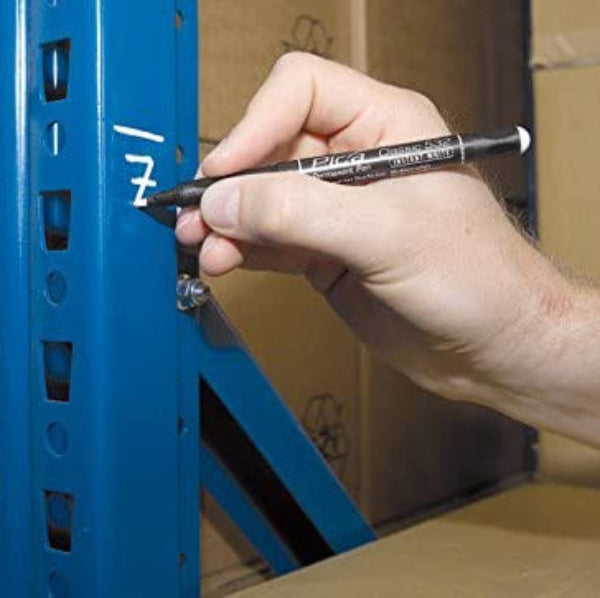 Marcador blanco permanente con punta media PICA Classic 532