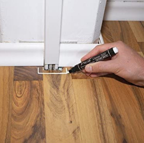 Marcador blanco permanente con punta gruesa PICA Classic 522