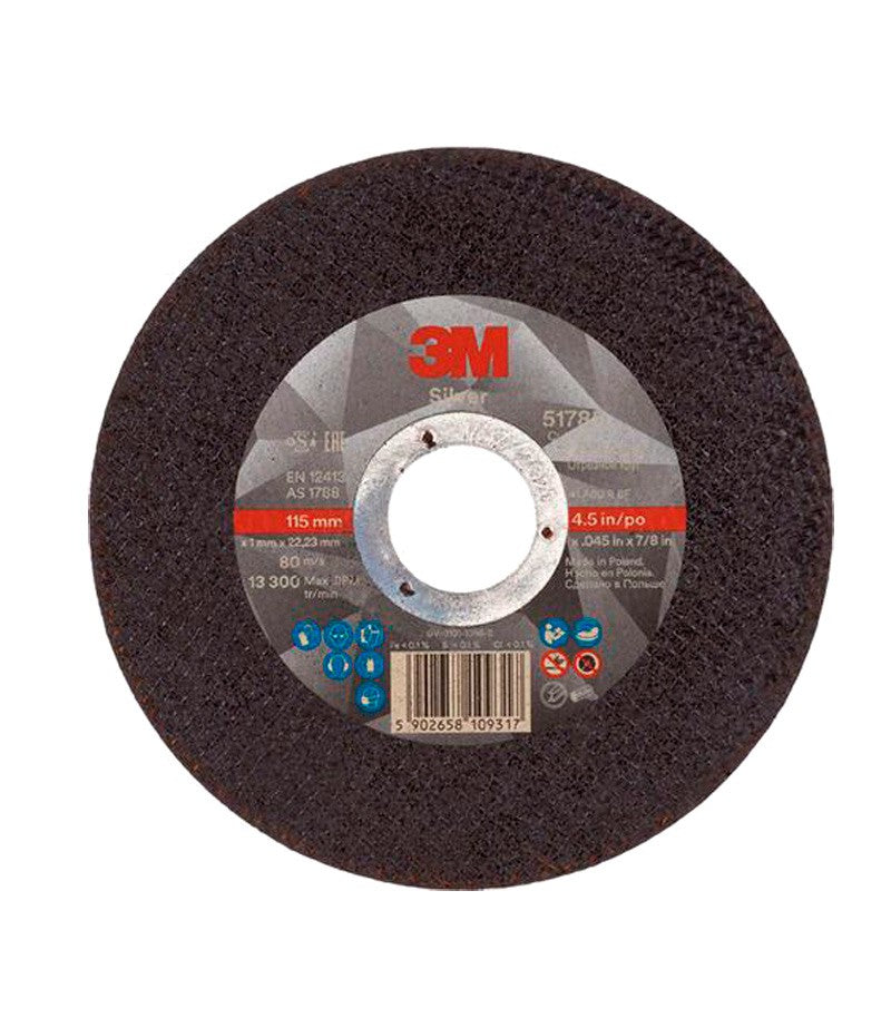 Disco de Corte Silver Plano 3M Ø115X1 51785