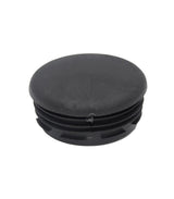 Tapón interior de plástico negro para tubo redondo