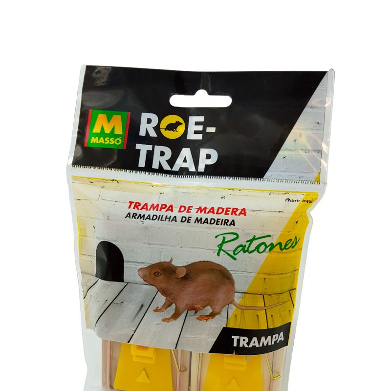 TRAMPA DE MADERA RATONES ROE-TRAP