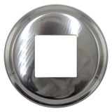 Cache-platine inox A-316 ajusté poli 105X15 40X40
