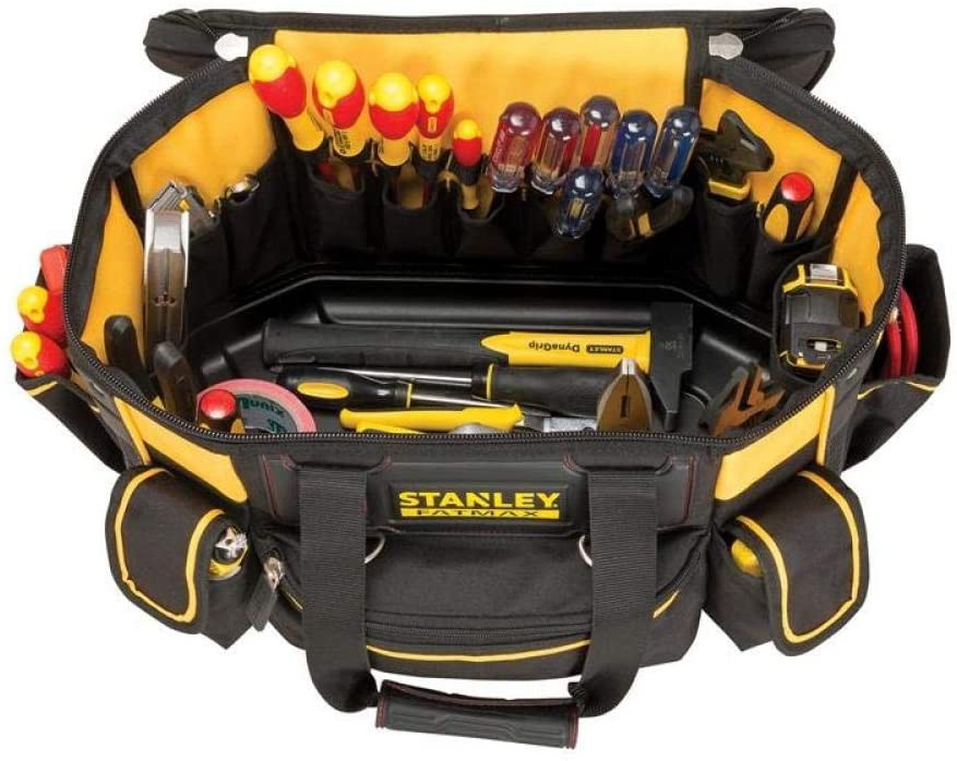 Bolsa herramientas profesional tapa plana Stanley •